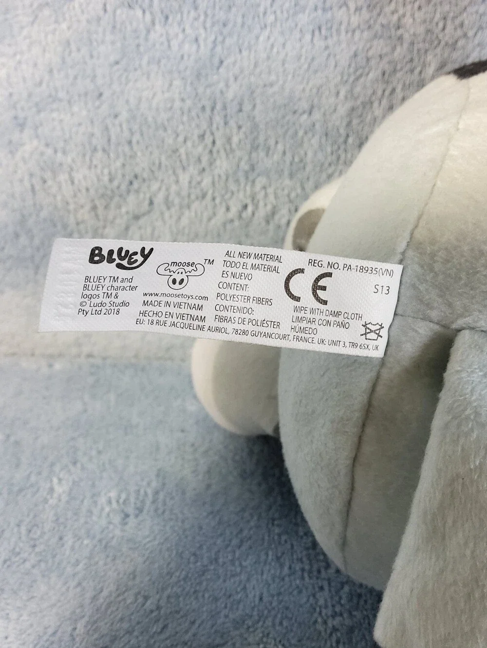 Bluey Talking Muffin Plush 11 Inch 9 Phrases Blue Heeler Puppy Dog Cartoon Show